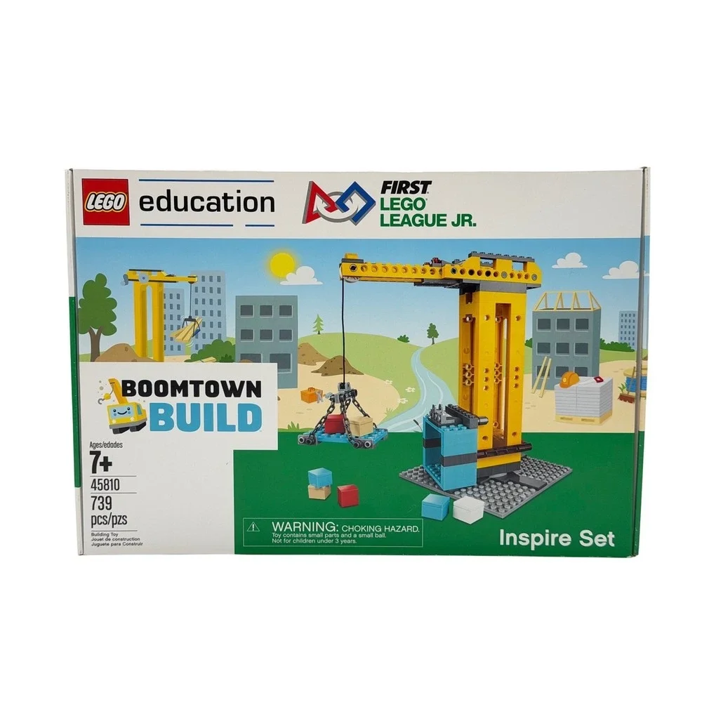 LEGO Education Boomtown Build Inspire Set‎ 45810 FIRST LEGO League Jr 739 Pieces